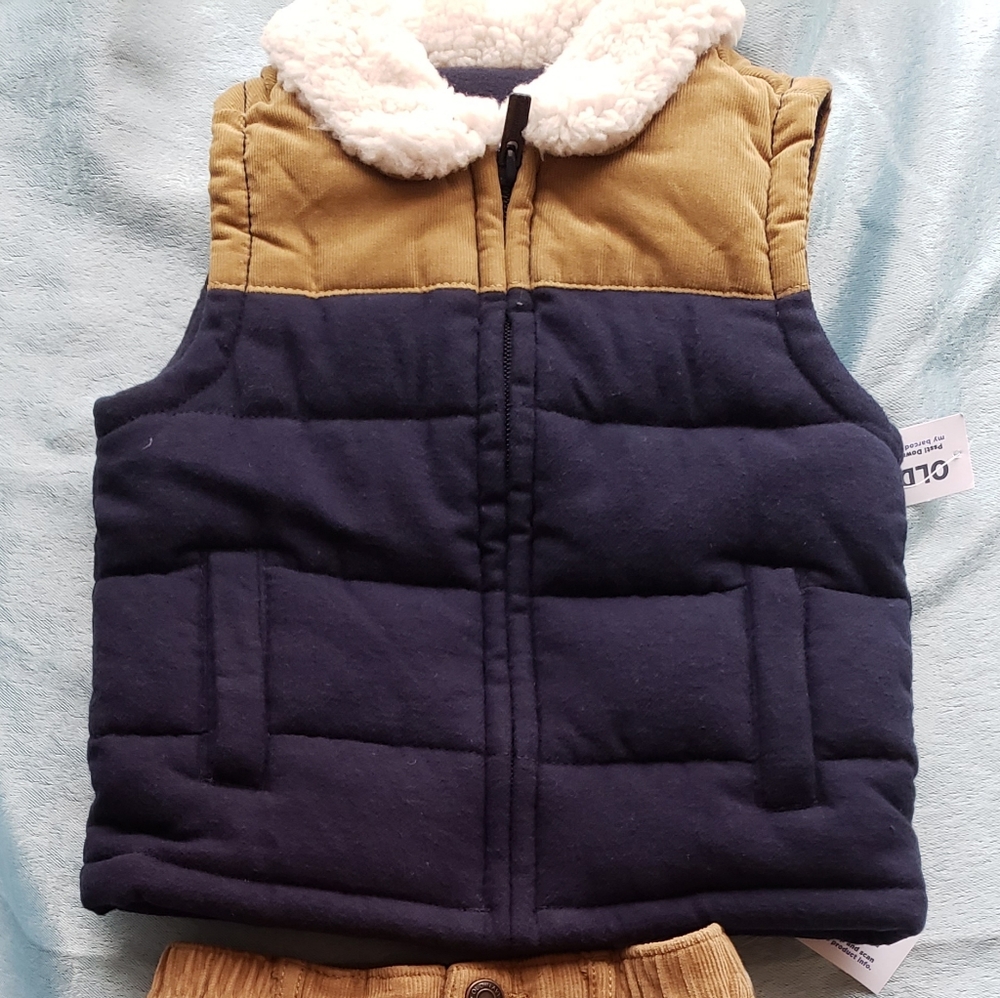 Corduroy Pants and Vest
